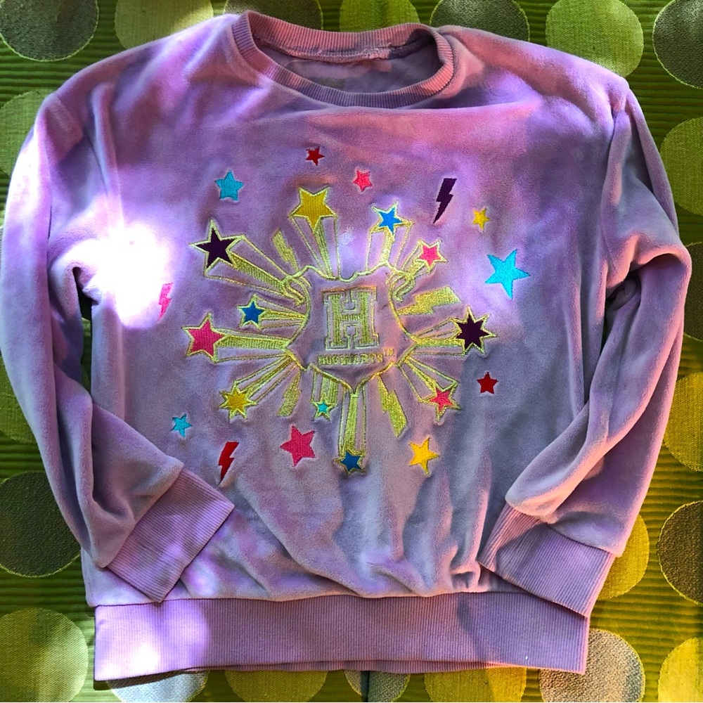 (2 for $20) M&S Velour Hogwarts Sweatshirt